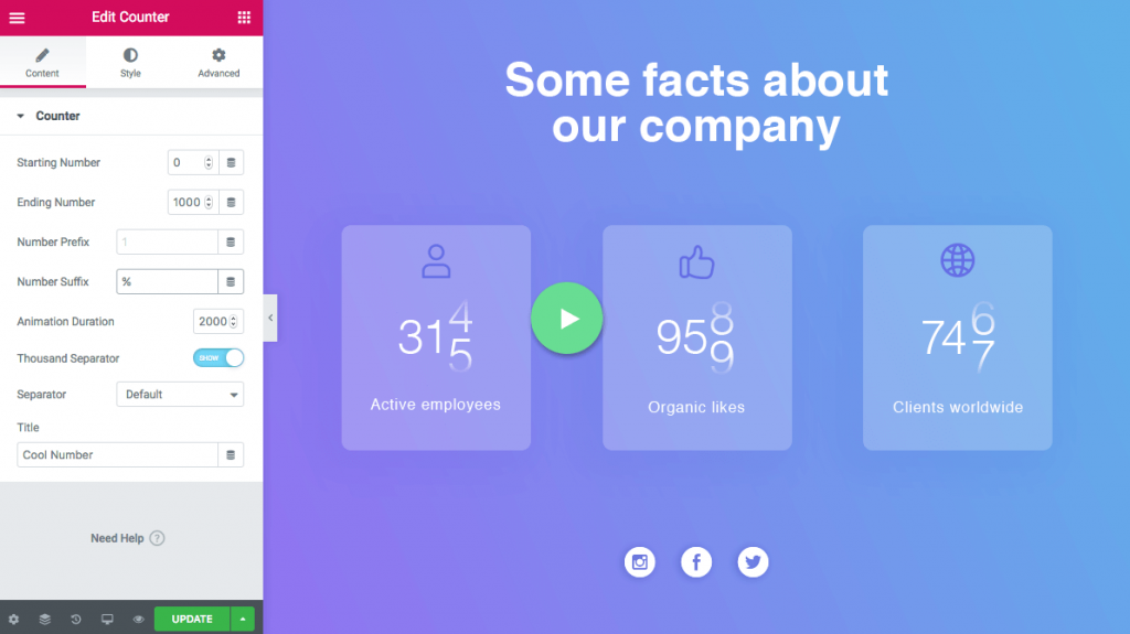 Counter Widget on Your Website